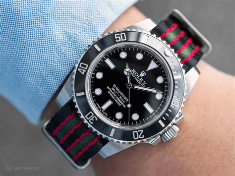 rolex oysterflex strap submariner|rolex submariner on nato strap.